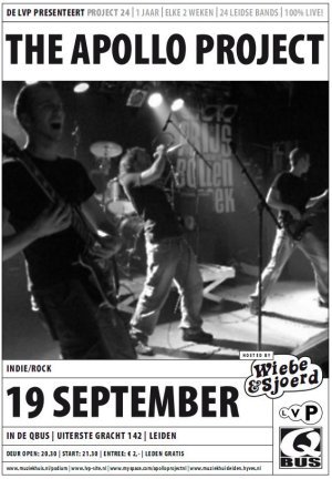 [Apollo Project] Project 24 - Live In Qbus - 19-09-2008